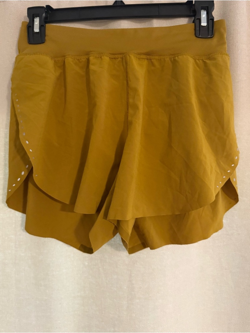 lululemon athletica Layered Mustard Athletic Skort